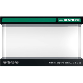 Акваріум Dennerle Nano ScapersTank 35 л для акваскейпінгу, 50×39×36 см, новий