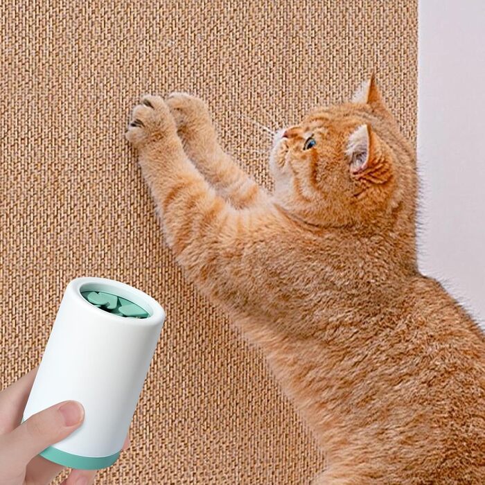 Мийка для лап собак, очищувач лап для тварин, машина для миття лап - щітка для собак, м'який очищувач лап, підвищена ефективність очищення, велика зелена модель