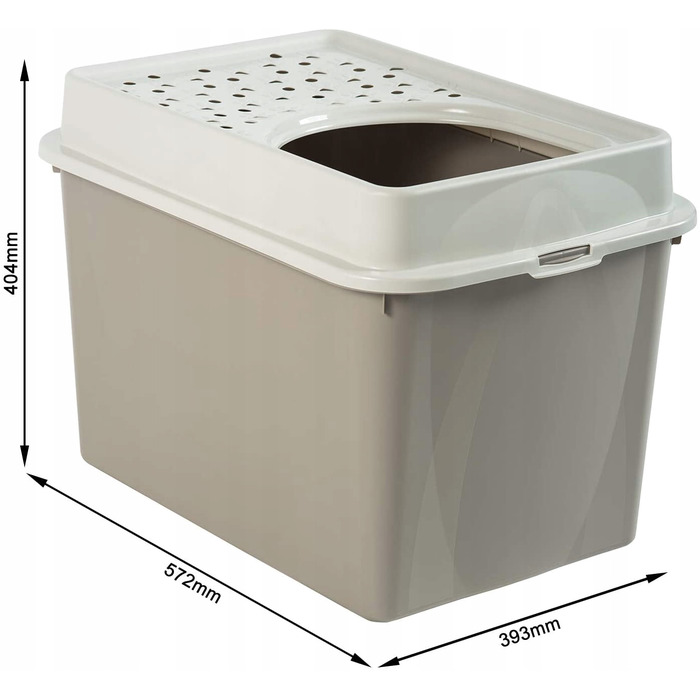 Лоток для котів із верхнім входом Rotho BERTY