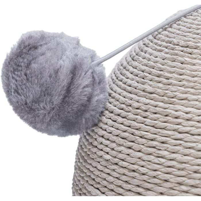 Karlie Kratzball Bolly - іграшка-царапка для котів, сіра, 30,5 x 30,5 x 28 см