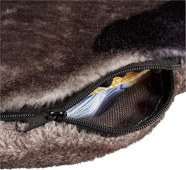 Подушка для кота Karlie Kissen Track, овал, 60x50x4 см, сірий (з подушкою 10x5x10 см)