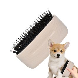 Щітка для собак проти випадання шерсті | Догляд за шерстю котів - інструмент для догляду за тваринами для короткошерстих цуценят та кошенят під час купання на вулиці та вдома Біла