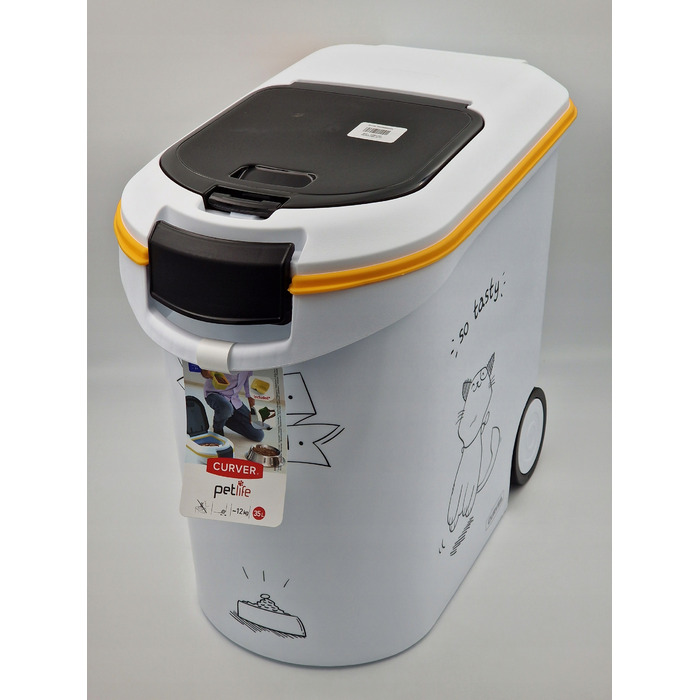 Контейнер для зберігання продуктів Curver, 35 л, білий