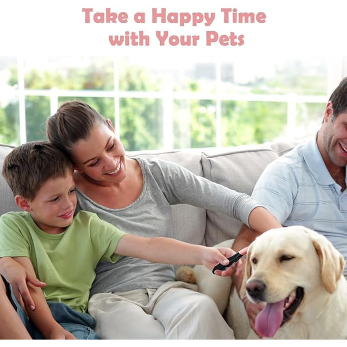 Щітка для собак PETPAWJOY: видалення шерсті, масаж, для малих порід, цуценят, Yorkie, Пудель, кроликів, котів, рожева