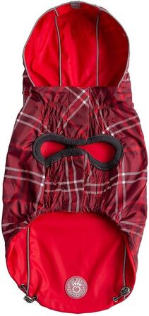 Дощовик для собак GF Pet ElastoFit, водонепроникний, зелений, розмір 4XL (спинка 38 см)