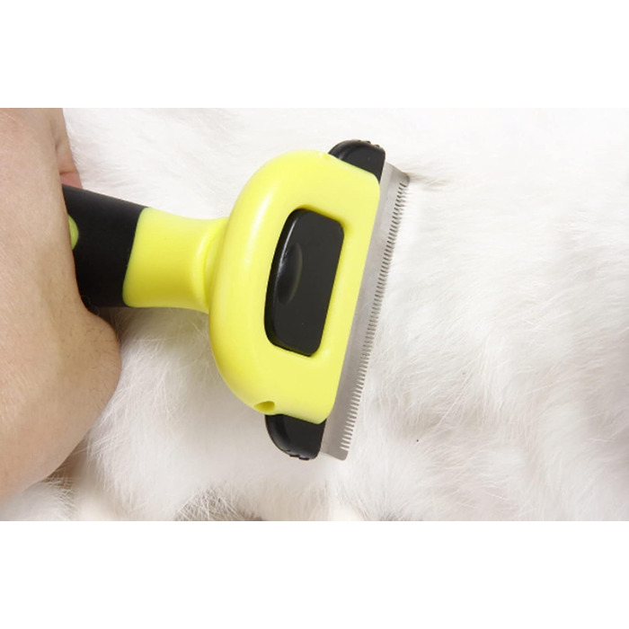 Інструмент для видалення шерсті та щітка для грумінгу домашніх тварин, (M) для собак та котів різних порід та типу шерсті (короткої або довгої).