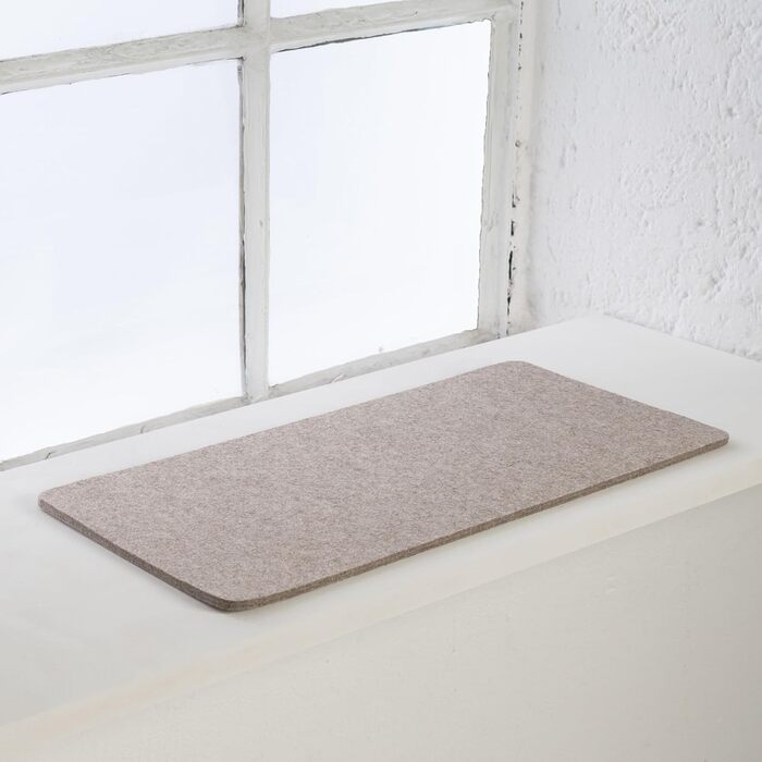 Підстилка для котів на підвіконня LucyBalu® з вовняного фільцу | Килимок для котів на підвіконня | М'яка лежанка для котів | Підвіконня для котів | Лежанка для котів на підвіконня | Підвіконня-ліжко для котів | З подушкою