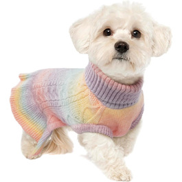 Пуловер для собак Lelepet на Новий рік, теплий зимовий пуловер для великих собак, м'яка куртка-манта, зимовий пуловер, одяг для домашніх тварин, рожевий, XL