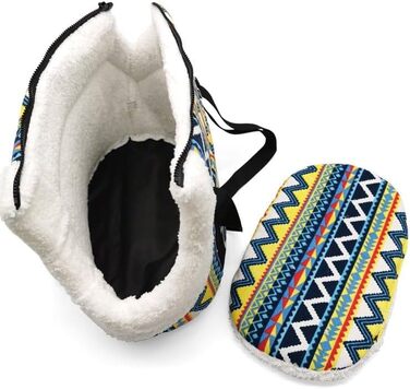 Сумка-переноска для собак Rumplex: м'яка, зручна, Boho стиль (до 10 кг)