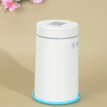 Електричний масажер для лап тварин Yardwe з USB-зарядкою. Миючий пристрій для лап домашніх улюбленців, ротаційний силіконовий чан. Синій та білий колір.