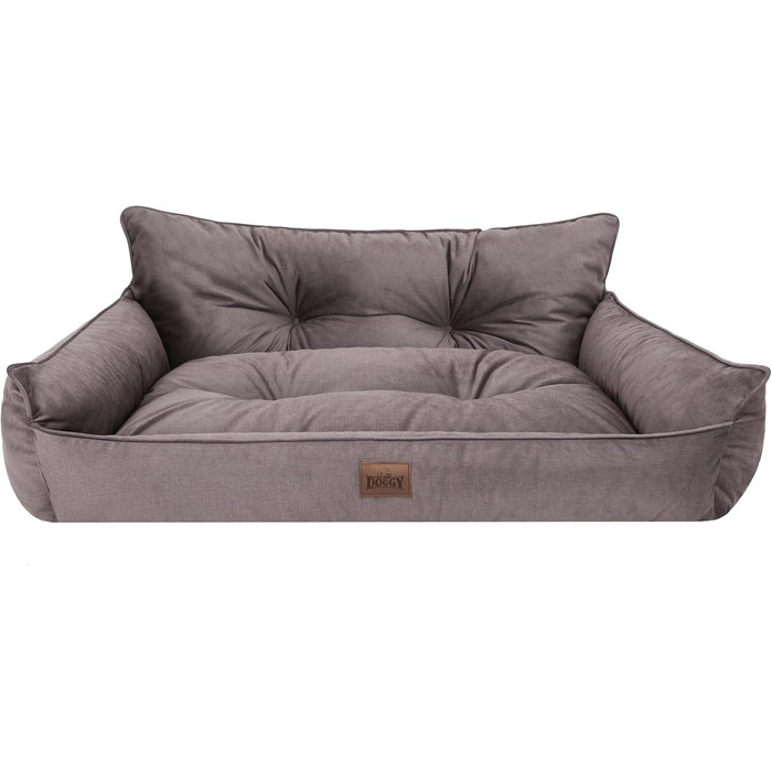 Ліжко для собак Joker Gesteppt: зручне та легке в догляді, розмір L (106x80 см) / XL (132x106 см), колір: коричневий