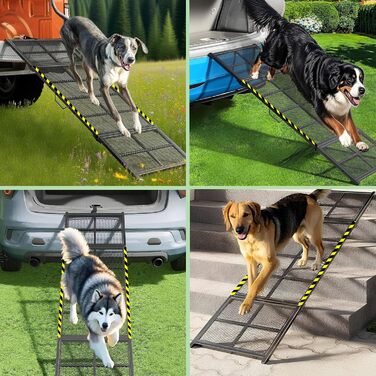 Рампа для собак у автомобіль Extra 190 см, складана, для великих порід (до 180 кг), 190x50 см