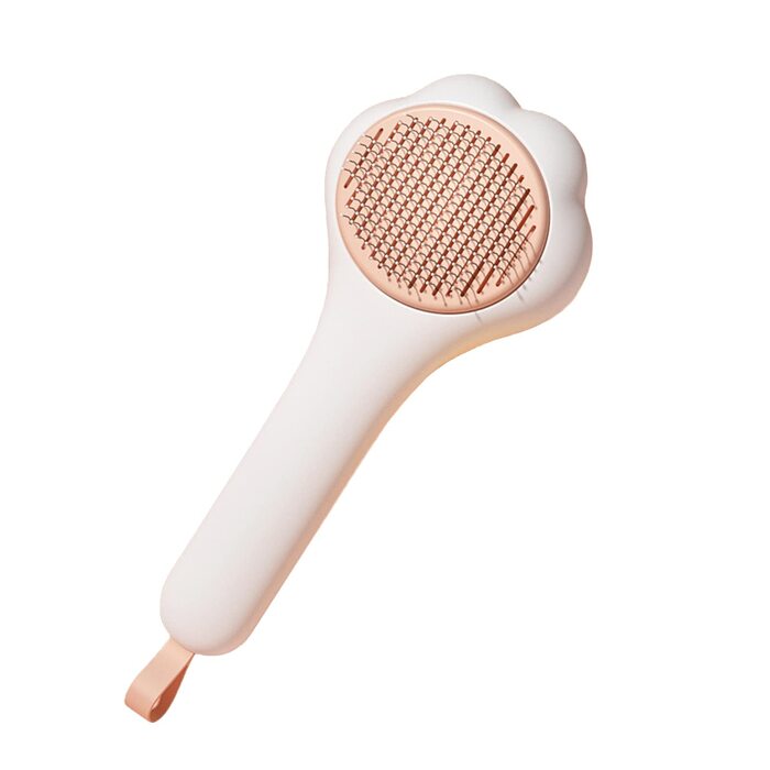 Щітка для котів та собак, видалення підшерстка, швидке прибирання, рожева