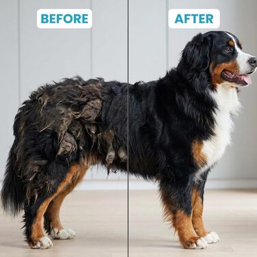 Щітка для вичісування собак і котів з нержавіючою сталлю, для видалення ковтунів та бруду