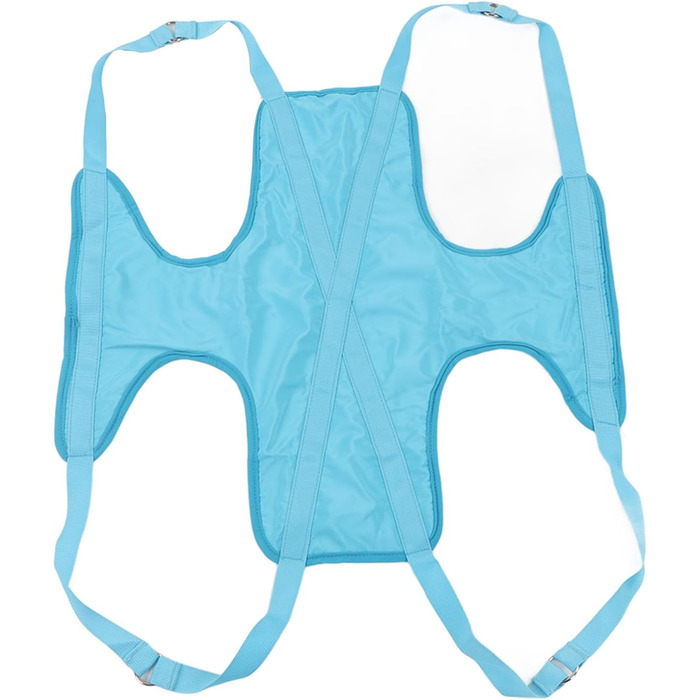 Гамак для домашніх тварин OKOVO, дихаючий, запобігає натиранню, регульовані ремені, шлейка для маленьких тварин (L), блакитний