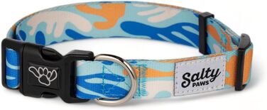 Нашийник для собак Shaka's Salty Paws Coral Camo, регульований, для хлопчиків і дівчаток, розмір S/M/L, до 11,3 кг
