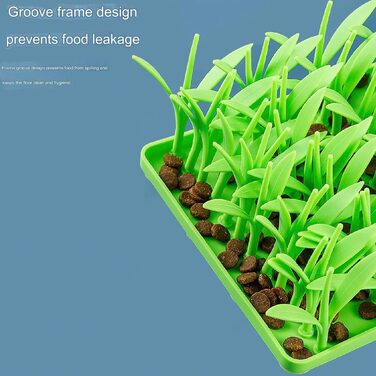 Килимок для котячого трави, силіконовий килимок для котів, інтерактивна килимок-нюхалка для собак та котів, іграшка-головоломка для тренування носа