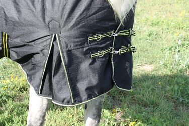 Зимова термоковдра для коня time4horses, високий комір, 200 г, 1200 ден, 125 см, водонепроникна аутдор ковдра