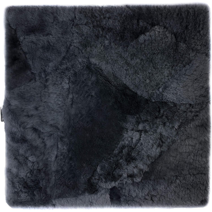 Крісло-подушка з овечої вовни Merino | Reissner SIKI-PA | 40x40 см | Антрацит