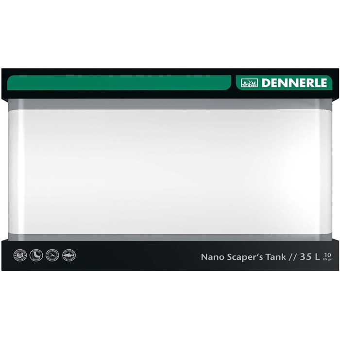 Акваріум Dennerle Nano ScapersTank 35 л для акваскейпінгу, 50×39×36 см, новий