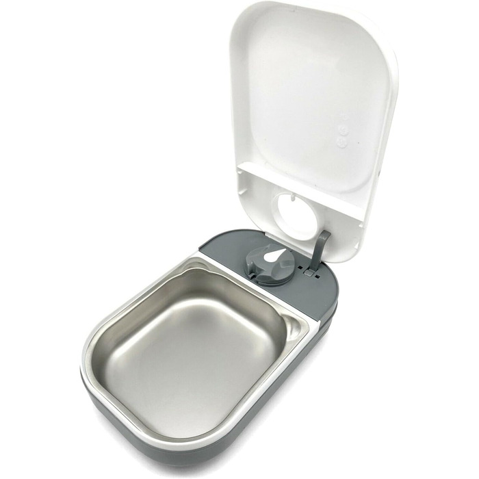 Автоматична годівниця Closer Pets C100 для котів і маленьких собак з мискою з нержавіючої сталі