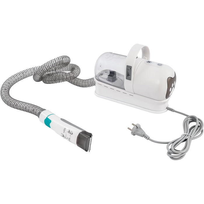 Набір для стрижки тварин 7-в-1 Fellschermaschinen-Set: стрижка, видалення шерсті собак та котів, 400W, 13000Pa, 6 насадок