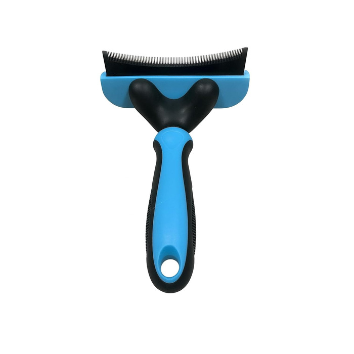 Щітка для грумінгу тварин з широкою поверхнею - для видалення підшерстка у собак та котів. Підходить для довгої шерсті.