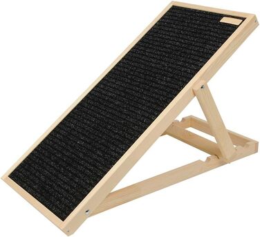 Рампа для собак і котів | Дерев'яна складана рамка для підйомів на ліжко/диван/в автомобіль | Natural