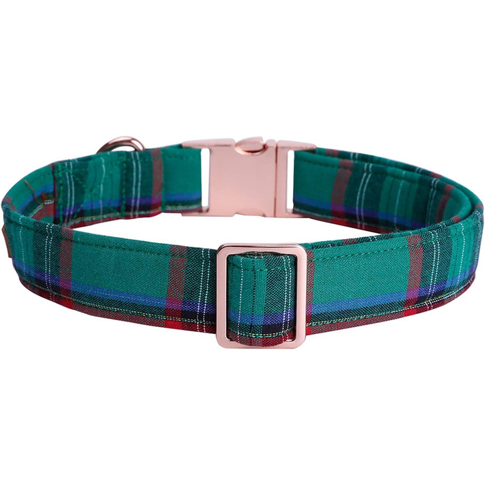Елегантний нашийник для собак Unique Tyle з клямкою та знімною метеликом, для малих, середніх та великих собак та котів, XX-XL (зелена сітка)