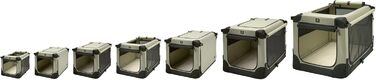 Складаний тканинний бокс для собак Maelson Soft Kennel XXL 120, бежевий, 120x77x86 см