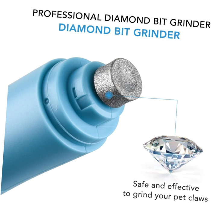 Електричний триммер для обрізання кігтів Kisangel - тиха модель для собак та котів середніх та малих порід