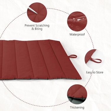 Килимок для собак UNIKOME: неслизький, антистатичний, для подорожей (110x68 см)