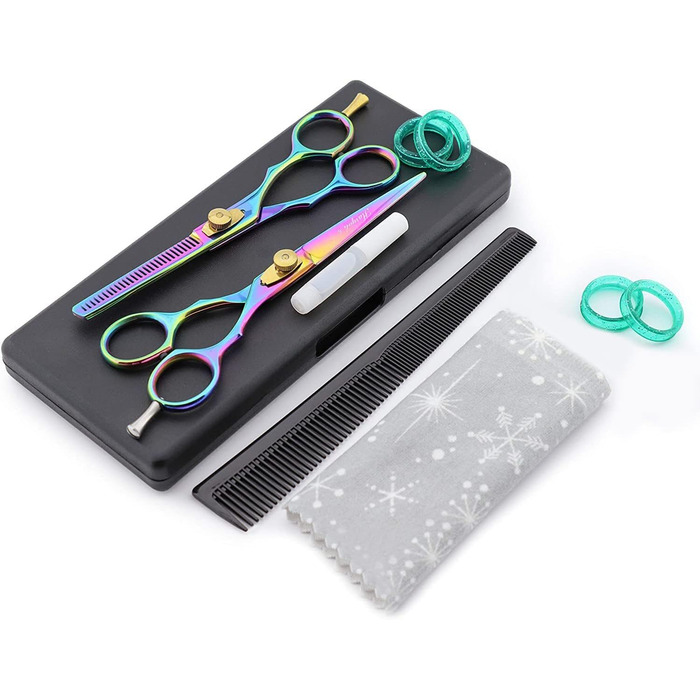 Набір професійних перукарських ножиць Haryali Profi з ножицями для розрідження волосся для перукарні та створення зачісок