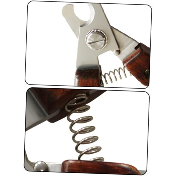 Ножиці для грумінгу тварин Minkissy з нержавіючої сталі для собак, котів та цуценят з захисним запобіжником. Підходить для грумінгу тварин, птахів та кроликів. Розмір - середній (див. зображення)