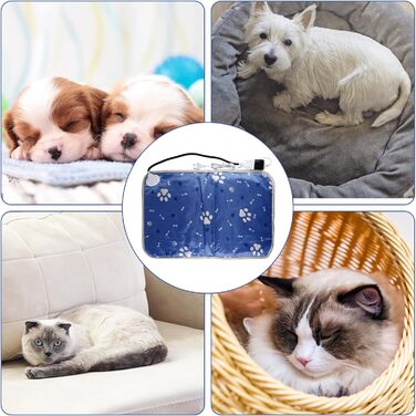 Електрична грілка для тварин з таймером 45x70 см, вологостійка, постійна температура, регульована, з цифровим дисплеєм для новонароджених та літніх тварин