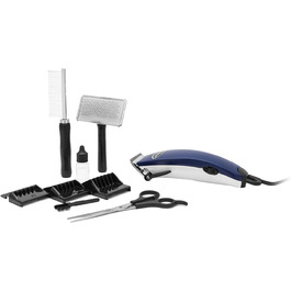 Машинка для стрижки собак Orbegozo CTP 5050, нержавіюча сталь, регульована довжина стрижки, набір у кейсі, 12 Вт