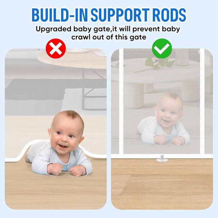 Захисне ворота MYPIN для дверей, висувні, 0-140 см. Захист від собак та дітей. Чорний колір.