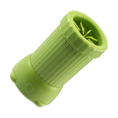 Автоматичний мийка лап для собак, USB, для прогулянок, подорожей, зелений