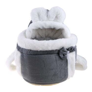 Рюкзак для собак - переноска для маленьких собак, сірий, розмір M