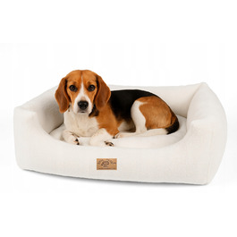 Ліжко-диван для собак Odol-Plusz, рожеве, прямокутне, розмір L 95x75 см