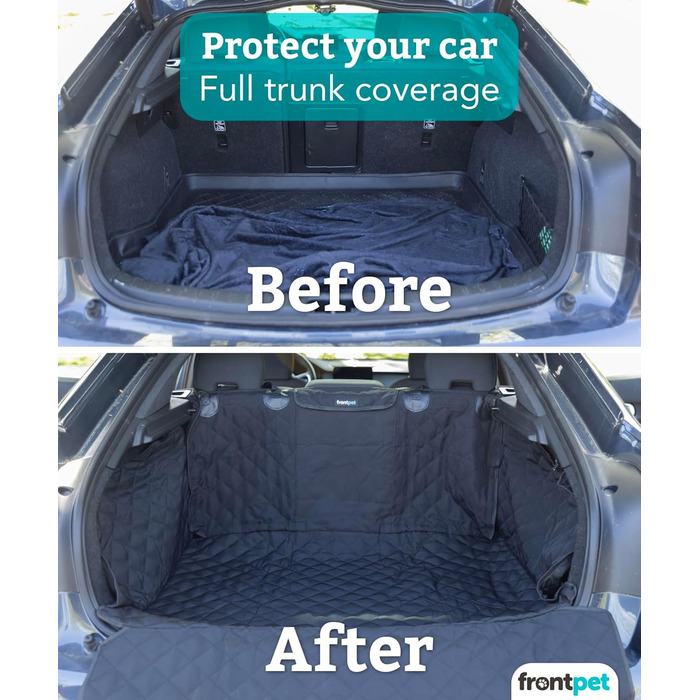 Захисний коврик у багажник для собак FrontPet, універсальний, великий (35'L x 40'W), сірий