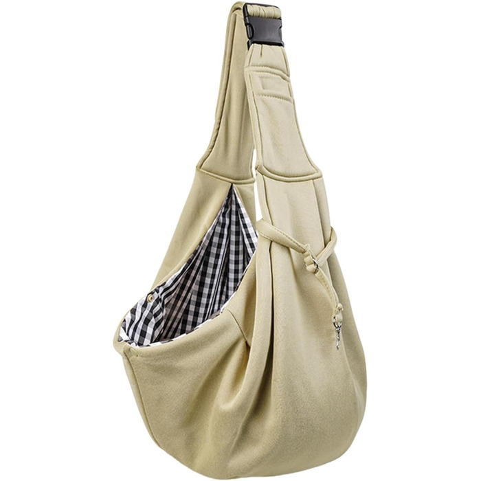 Сумка-переноска для собак та котів, Khaki. Зручна переноска для вигулу, подорожей та активного відпочинку. Регульовані ремені, легка та міцна.