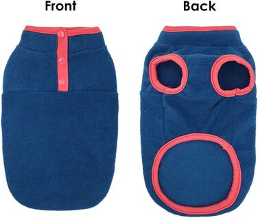 Флісовий пуловер для собак, тепла жилетка, одяг для собак, без рукавів, цуценята, зима, холодна погода, одяг для собак, пуловер для маленьких та середніх собак та котів (Зелений), Зелений (X-Small, блакитний)