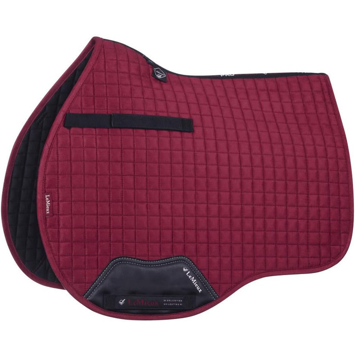 Підкладка для сідла LeMieux Prosport, велюрова шкіра, квадратна (L, велюр Salbei, квадратна)