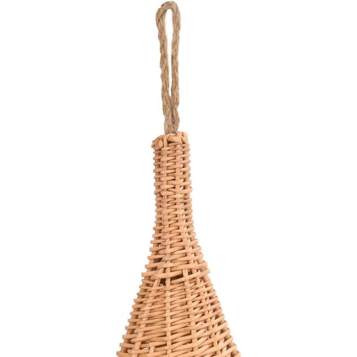 Будиночок для котів з подушкою з натуральної лози Tipi, кошик-лежанка, котяча хатка, котяче ліжко vidaXL