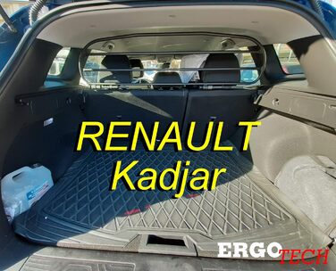 Сітка-перегородка ERGOTECH для Renault Kadjar (RDA65HBG-S) - захист для собак та багажу