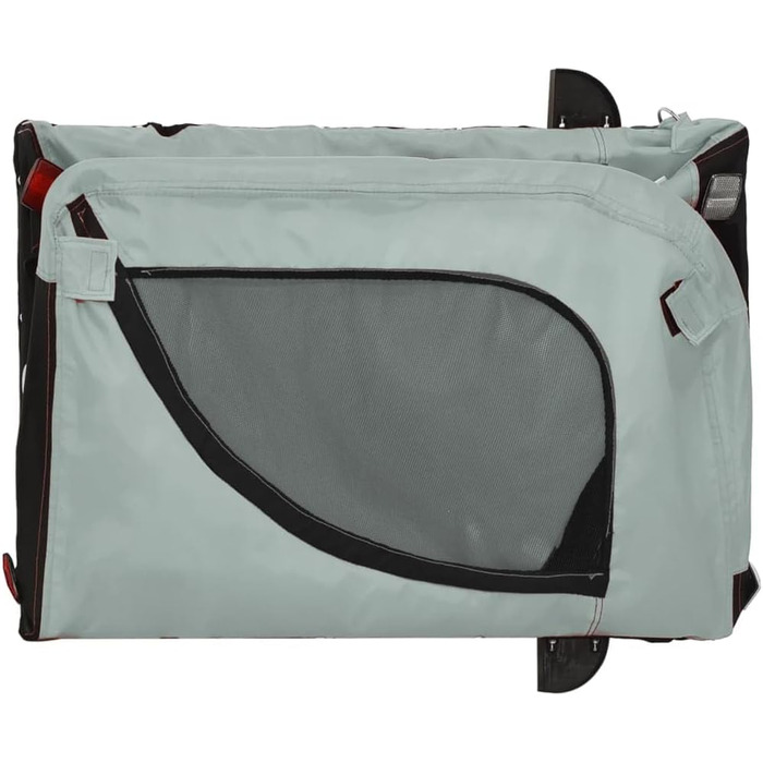 Причіп для велосипеда для собак Сірий та Чорний, Oxford-Gewebe та залізо, LH82049