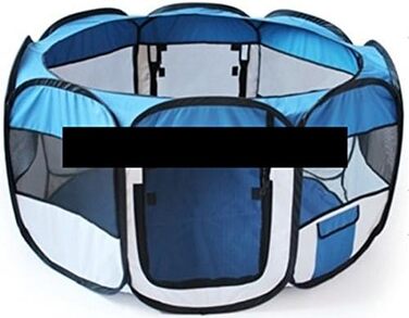 Клітка-загончик для кроликів та морських свинок BUNNY BUSINESS, розкладний, з тканини, рожевий (червоний)