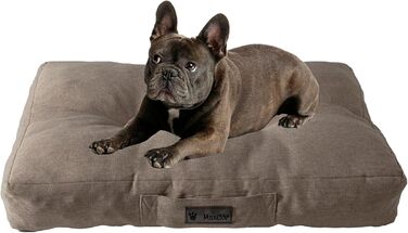 Ортопедична подушка для собак та котів, з memory foam, невелика, водовідштовхувальна, для суглобів, не деформується, бежева