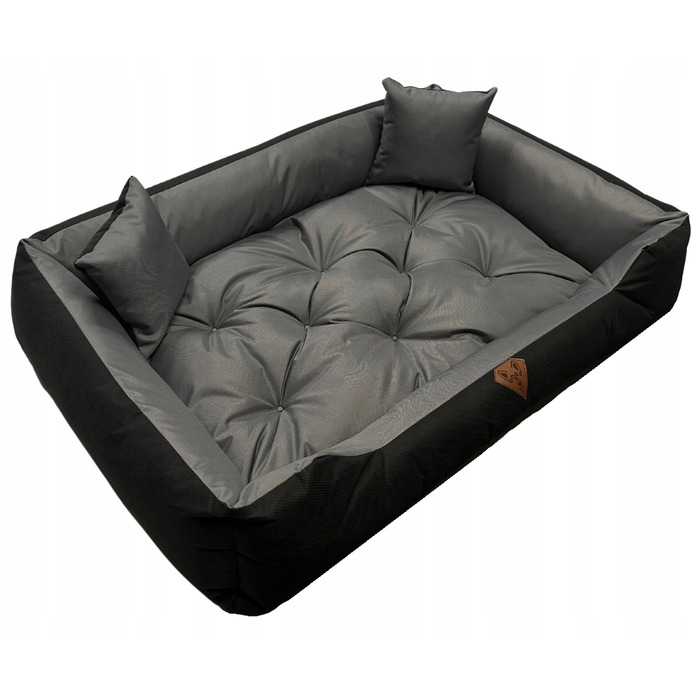Ліжко-канапа для собак Dogs 4 Life, чорна, 100 см x 75 см